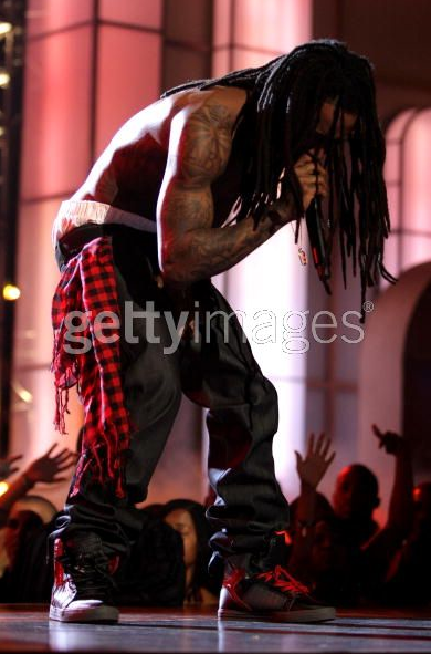 lil wayne jeans. Lil Wayne seen rocking KR3W